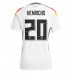 Maillot de foot Allemagne Benjamin Henrichs #20 Domicile vêtements Europe 2024 Manches Courtes